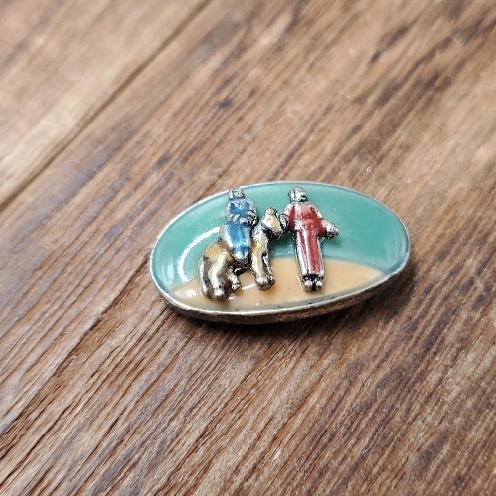 P204 mary and joseph bethlehem charm pendant